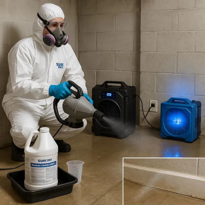 Sanitization and Odor Removal process in McChord Air Force Base, WA